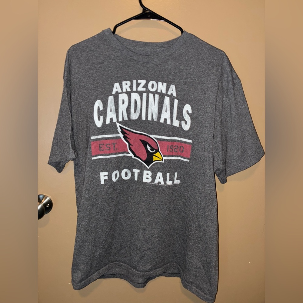 Junk Food Clothing Gray Arizona Cardinals Tee